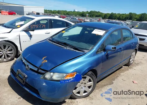 2008 Honda Civic Lx from USA, damaged, VIN 1HGFA16508L018705